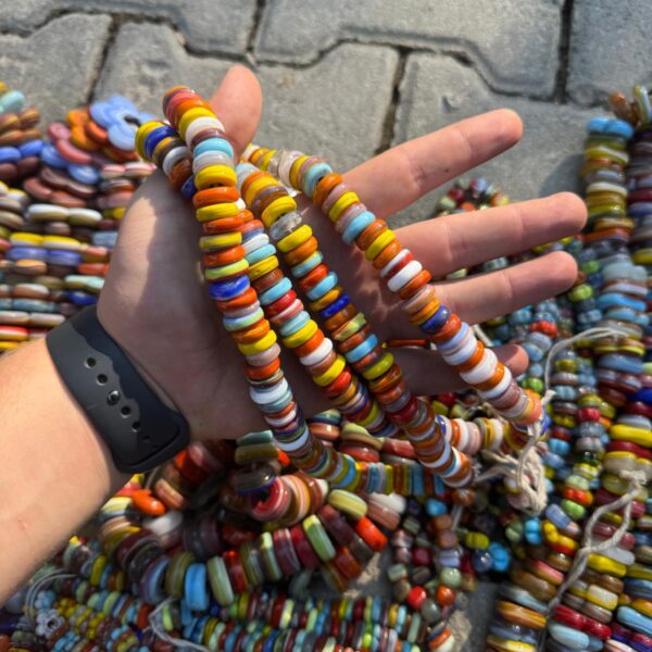 Random Color Round Beads -1 cm- Normal Style -100 pcs