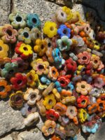 Random Color -3 cm- Round Shape -50 pcs-