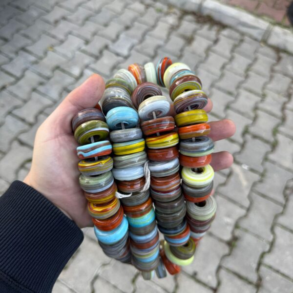 Random Color Round Beads -3 cm- 50 pcs