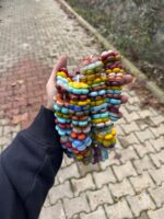 Matte Random Color -3 cm- Round Shape -50 pcs- - Image 2