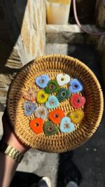 Random Color Hearts -3 cm- Normal Style -50 pcs